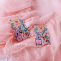 Lancome member gift refrigerator sticker Magnetic sticker Creative refrigerator sticker