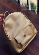 Opeley light autumn color sweet storage bag casual shoulder-back fashion wild bag women travel