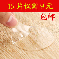 Powerful suction cup auxiliary hook Double-sided adhesive magic sticker Door back wall no trace adhesive nail-free transparent silicone patch