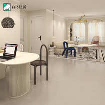 White horse minimal light gray cement tiles of silent wind soft 750x1500 skin - sensitive living room tiles