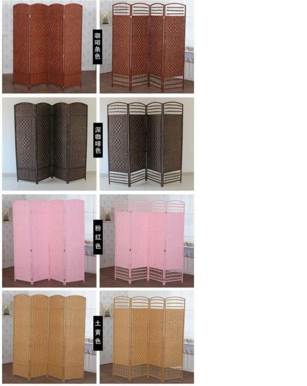 Mục vụ IKEA mây rơm màn gỗ rắn phân vùng thời trang khách sạn hiên phòng khách phòng ngủ di chuyển màn hình gấp - Màn hình / Cửa sổ vách ngăn cầu thang gỗ