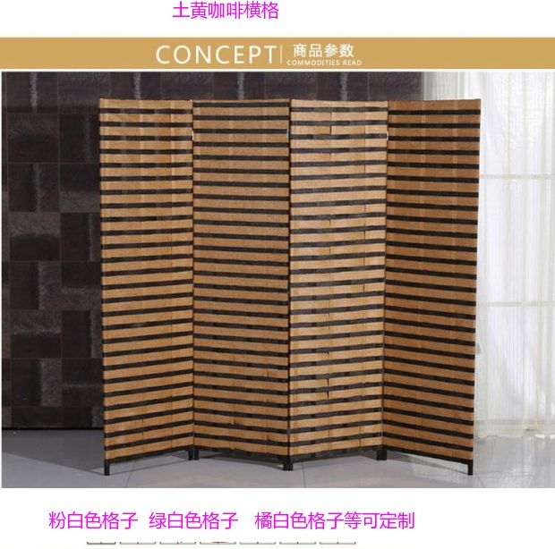 Hiện đại màn hình phòng ngủ rơm phòng khách hiên màn hình gấp khách sạn hai mặt gấp văn phòng thời trang châu Âu - Màn hình / Cửa sổ vách ngăn gỗ tự nhiên