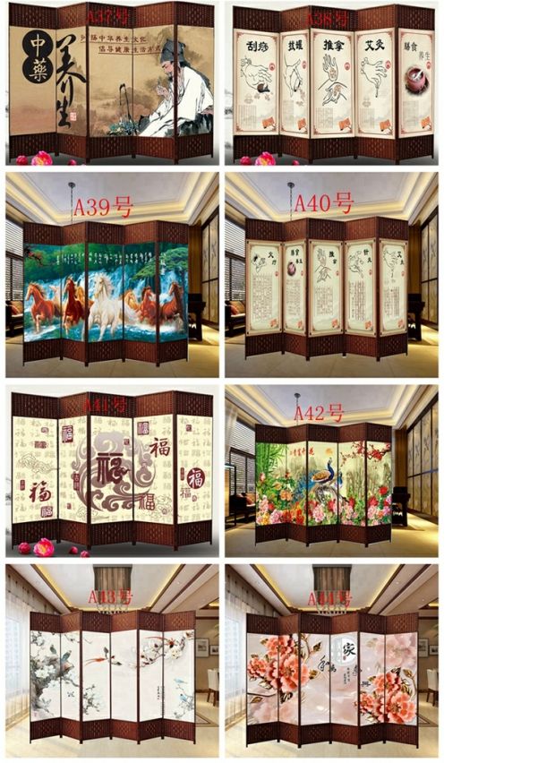 Điện thoại di động vải rắn màn hình phân vùng màn hình gấp hiện đại phong cách Trung Quốc phòng khách văn phòng phòng ngủ khách sạn hiên - Màn hình / Cửa sổ lam gỗ cầu thang