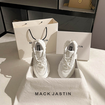 Hong Kong MACKJASTAIN Little white shoes Old daddy Shoe women 2022 spring new muffin bottoms heightening sneaker women