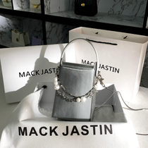 Hong Kong MACKJASTAIN LEATHER CIGARETTE CASE PACKAGE 2021 NEW WAVE SMALL CROWDSOURCED DESIGN CHAIN INCLINED SATCHEL BOX BAG