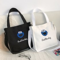 Child Skew Satchel Small Cloth Bag Elementary School Childrens Bag Canvas Single Shoulder Girl Interest Class Learn Handbag Tonic Kit Bag Kit Bag