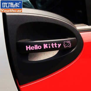 Hello kitty, светоотражающая наклейка с мультяшным рисунком