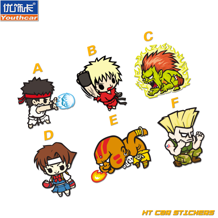 Excellent decoration card personality cartoon cartoon funny car stickers reflective decoration stickers fun cover scratch decals