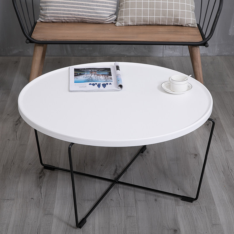 Van Chen Nordic Creative Simply Modern White Living Room Sofa Household Bedroom Discussion Room Tea Stage