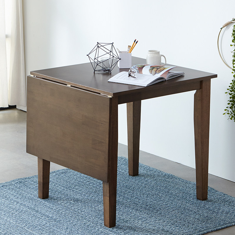 Fanchen all solid wood folding table modern minimalist dining table dining table rectangular small household dining table