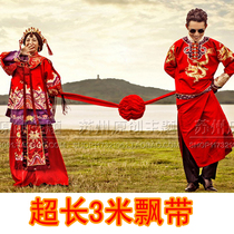 Costume wedding photography photo props bride and groom wedding Red Hydrangea ancient dress hydrangea big red flower