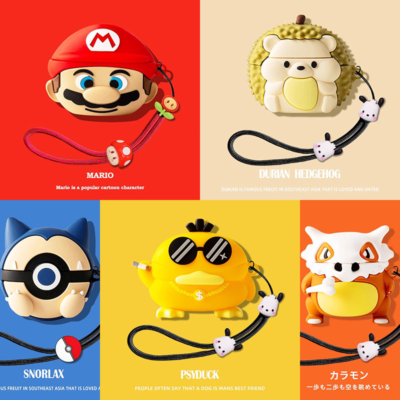 Suitable for Vivotws3I Wireless Bluetooth Earphone Protective Case Vivo Tws 4 Earphone Case Silicone Vivotws1E Protective Case Cute Cartoon Vivo Iqoo Tws 3I New Model 3E/1E
