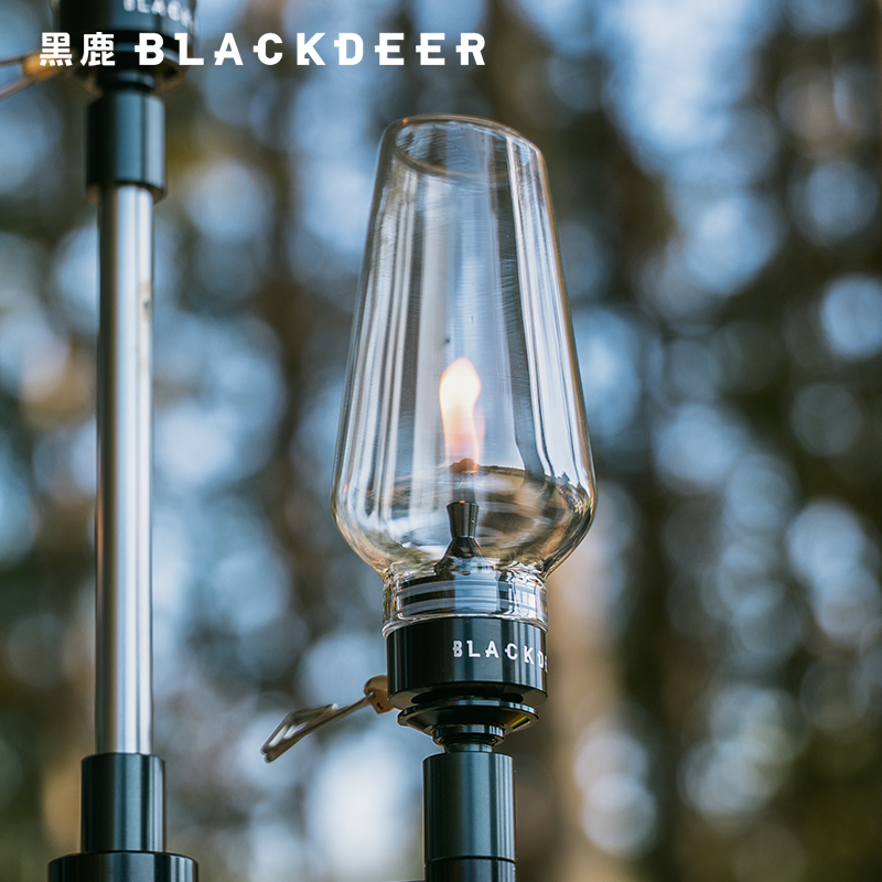 黑鹿户外露营拾光气灯野营帐篷应急气罐照明灯营地便携氛围装饰灯
