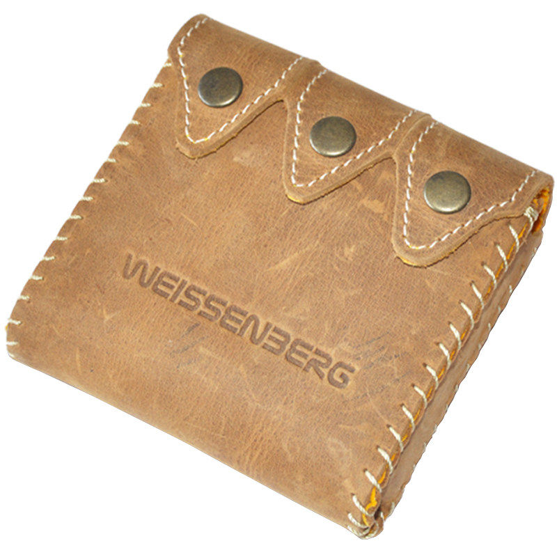 Taiwan imported Wiesenburg handmade pure leather 3-pack harmonica bag 10 ten holes blues Blues special 1003