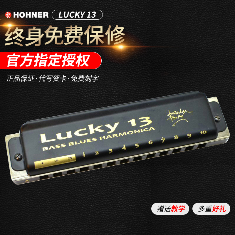 Harmonica Master Brendan Power 13-hole C-tune Blues Instrument Blues Adult Student Child Beginner