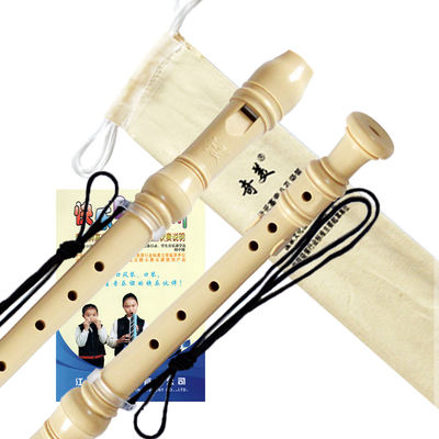 Chimei Little Champion 6-hole German 8-hole vertical Flute for students and children learning professional Musical Instruments for the first time, free shipping