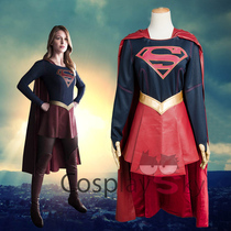 T Women Superman Cosplay Full Set Supergirl Cosplay Clothing Kara Zor-El