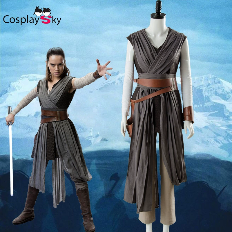 Star Wars COS Star Wars cos Star Wars Rey cosplay trang phục The Force Awakens rey - Cosplay