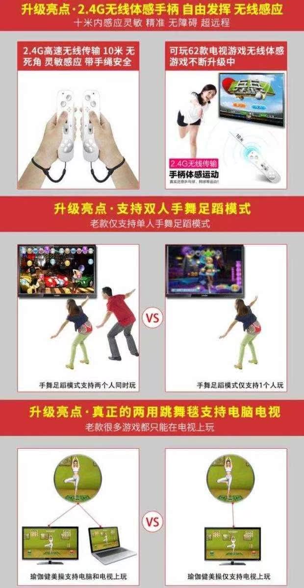 Mới nhảy mat đôi không dây dày lên giao diện TV máy tính sử dụng kép tập yoga tại nhà tập thể dục trò chơi somatosensory thảm nhảy bước chân