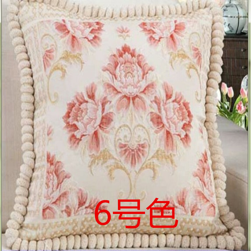 Phong cách châu Âu cao cấp sofa vuông gối gối đầu gối tựa gối xe công ty văn phòng ngủ trưa gối cao su non cho người lớn