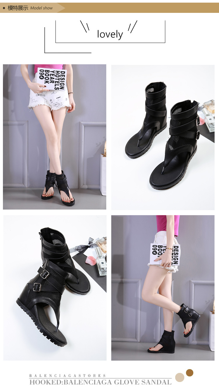 F8466 820K GIÀY DÉP SANDAL NỮ GUATDU LƯỚI MỎNG MÙA HÈ TĂNG CHIỀU CAO ĐẾ XUỒNG GIÀY DÉP NỮ VẢI LƯỚI G03 SẢN PHẨM MỚI