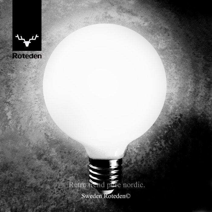 G95 milk white constant current without frequency flash protective eye LED warm light ball round bulb wide voltage outlet hot pin support 110V