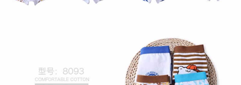 100% cotton trẻ em đồ lót nam quần short trong cậu bé lớn Pingjiao học sinh trung học cơ sở 12-15 tuổi thanh niên quần 13 quần sip nam