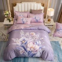 Gift three or four-piece set large version of flower horse cotton 13372 cotton cotton duvet cover sheets bedding set