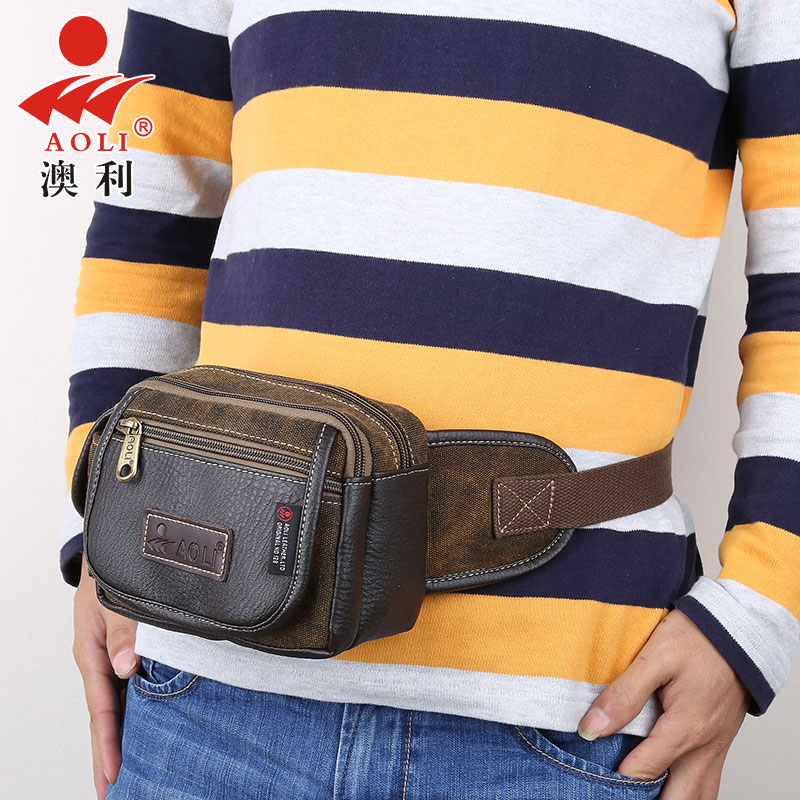 Small Purse Men Mini Multifunction Business Cashier Bag Women Canvas Outdoor Sports Mobile Phone Pocket Kits Boys Bag