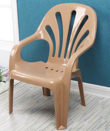 Thickened and enlarged household adult dining room plastic armrest chair outdoor night market high plastic stool plastic chair height 38