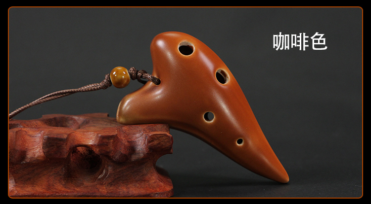 Mini mặt dây chuyền nhỏ Ocarina 6 lỗ treble C giai điệu Mini sáu lỗ SC Ocarina chuyên nghiệp chất lượng quốc gia sáo