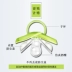 Ruibao Duo 2 gói, núm vú giả cho bé loại siêu mềm và dễ ngủ, núm vú giả thoải mái cho trẻ sơ sinh 0-6-18 tháng - Các mục tương đối Pacifier / Pacificer