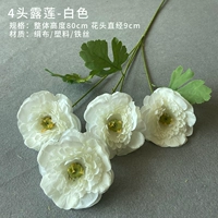 Серый 4-головый лотос (белый)