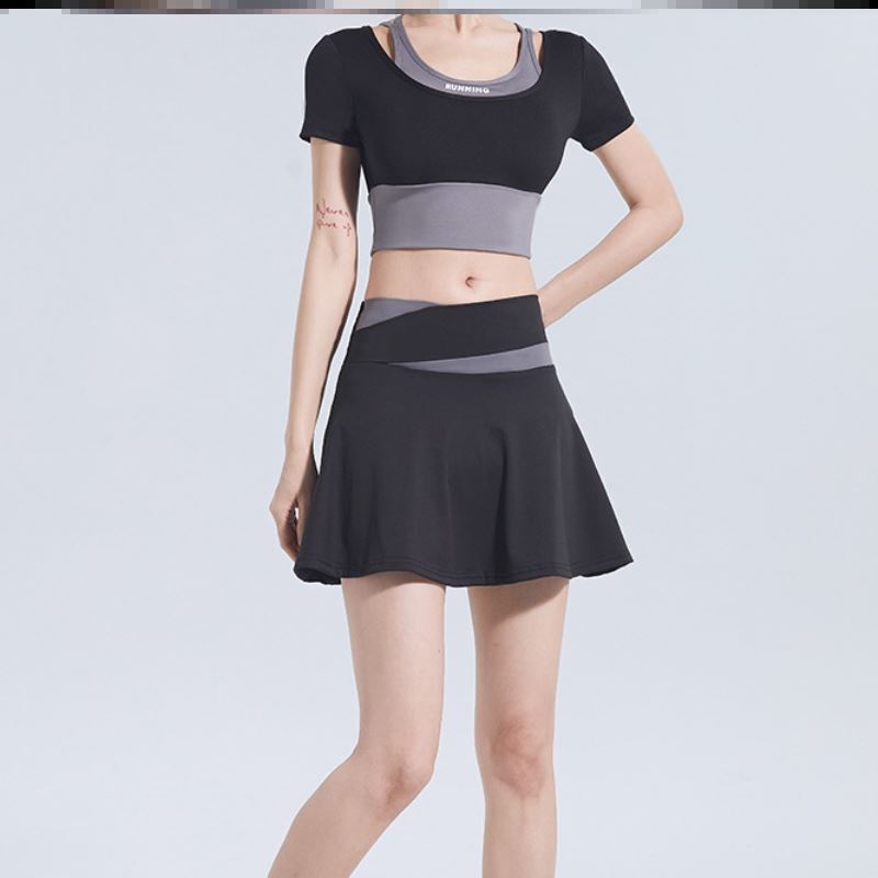 Women's Swim Trunks with High Waist and Short Skirt, Double-Layered, Anti-Embarrassment, Conservative, Loose-Fitting, Suitable for Hot Springs, Beach, Fitness, Rafting, Swimming Pool