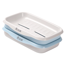 Meliya Big Mac Soap Box Childrens White Drainage Increased Double-layer Drainage Grand Canal Soap Box Reinforced Soap