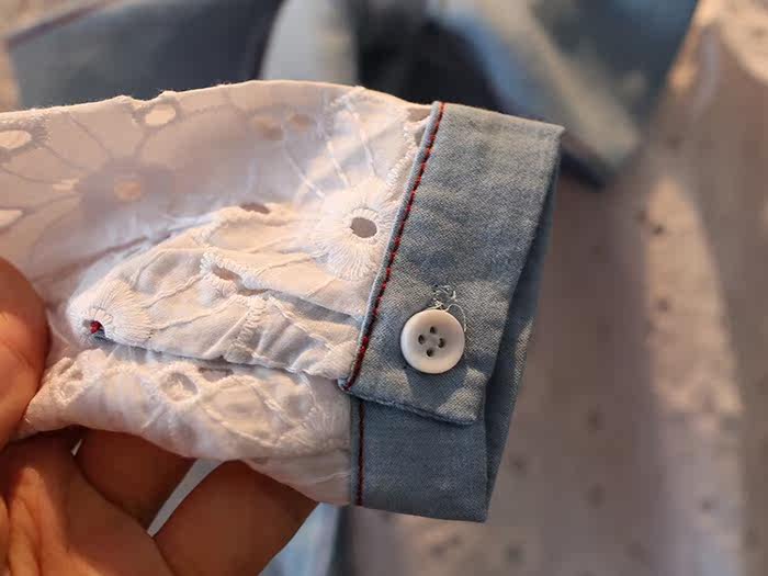 Chemise fille à manche longue - Ref 2086826 Image 11