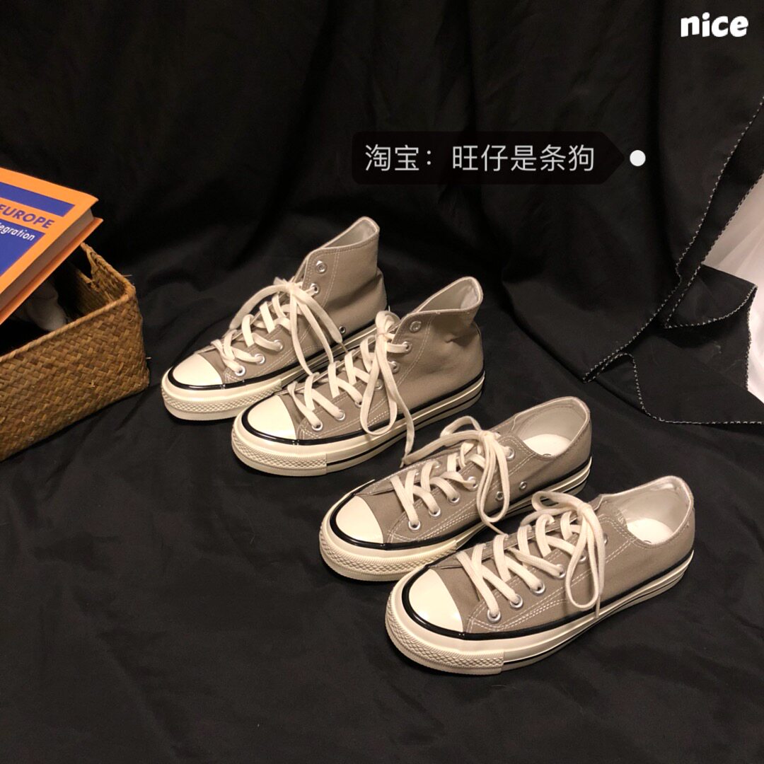 2020chic Sail Cloth Shoes 1970s Retro Lovers Shoes Korea Ulzzang Casual Shoes Super Fire Street Pat Shoes