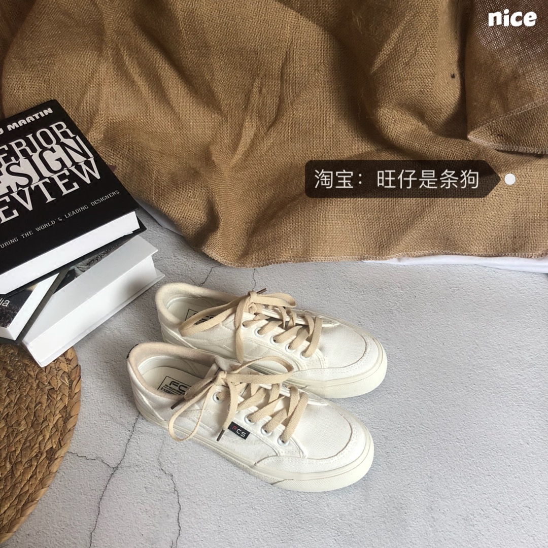 Wangji Spring and Summer in Super Fire Shui Cebu shoes chic Han Feng shoes small white shoes girl canvas tide