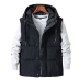 Vest nam phiên bản Hàn Quốc mùa thu đông mới cộng với phân bón XL mùa đông xuống áo vest cotton 200 kg vest nam áo khoác mùa đông nam hàn quốc Áo vest cotton