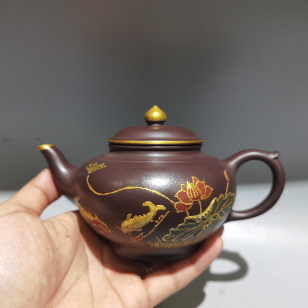 名家朱可心手工紫砂壶原矿底槽清高温窑变老茶壶收藏茶具-Taobao-Tmall