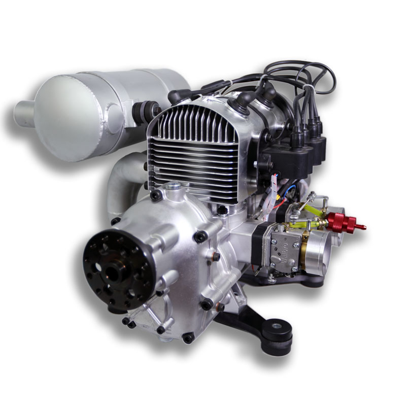 DLE430 two-cylinder inline two-stroke engine air-cooled ultra-light experimental aircraft engine