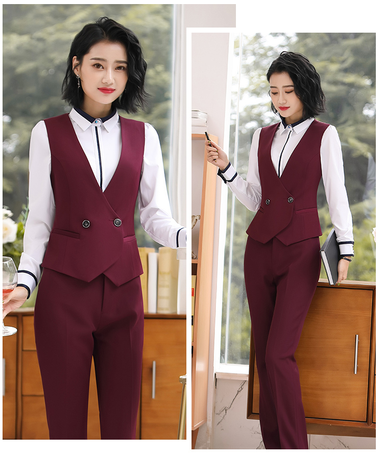 Mùa thu đông mùa đông chuyên nghiệp vest vest 2018 nữ mùa đông mới dày eo thon khách sạn áo ba lỗ áo vest nữ hàng hiệu
