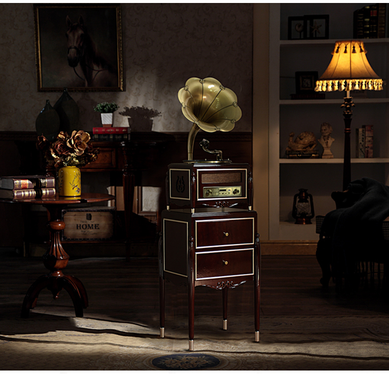 đầu đĩa than audio technica at lp60	 Tang Yun Phong cách Bắc Âu Gramophone retro Phòng khách máy nghe nhạc vinyl đa chức năng Âm thanh lục địa máy phát nhạc đĩa than tiếng anh