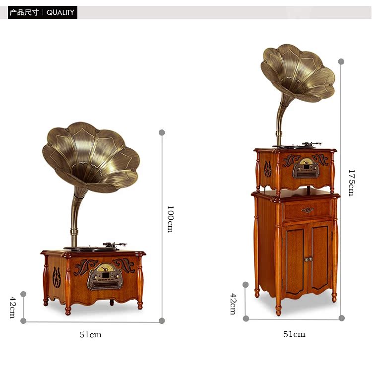máy nghe nhạc đĩa than giá rẻ	 Máy ghi âm sừng lớn retro châu Âu Máy ghi âm vinyl châu Âu phòng khách sang trọng loa siêu trầm cổ máy ghi âm cổ - Máy hát đầu đĩa than pioneer pl 50