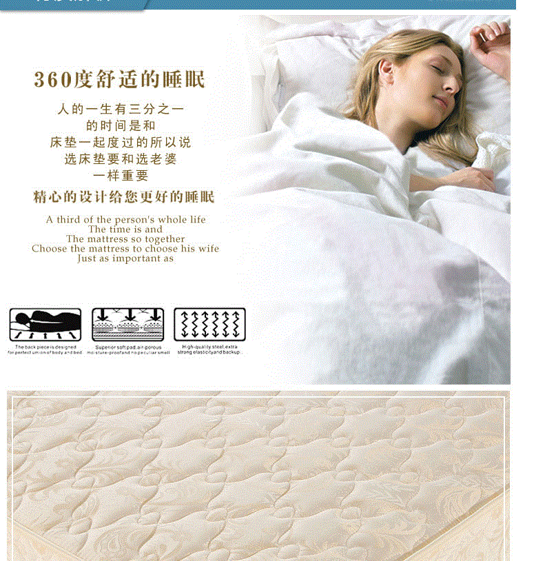 Khách sạn đặc biệt mùa xuân đơn giường nệm trượt mat nệm cứng khách sạn cộng với dày trắng mềm Simmons đúp - Nệm nệm cao su