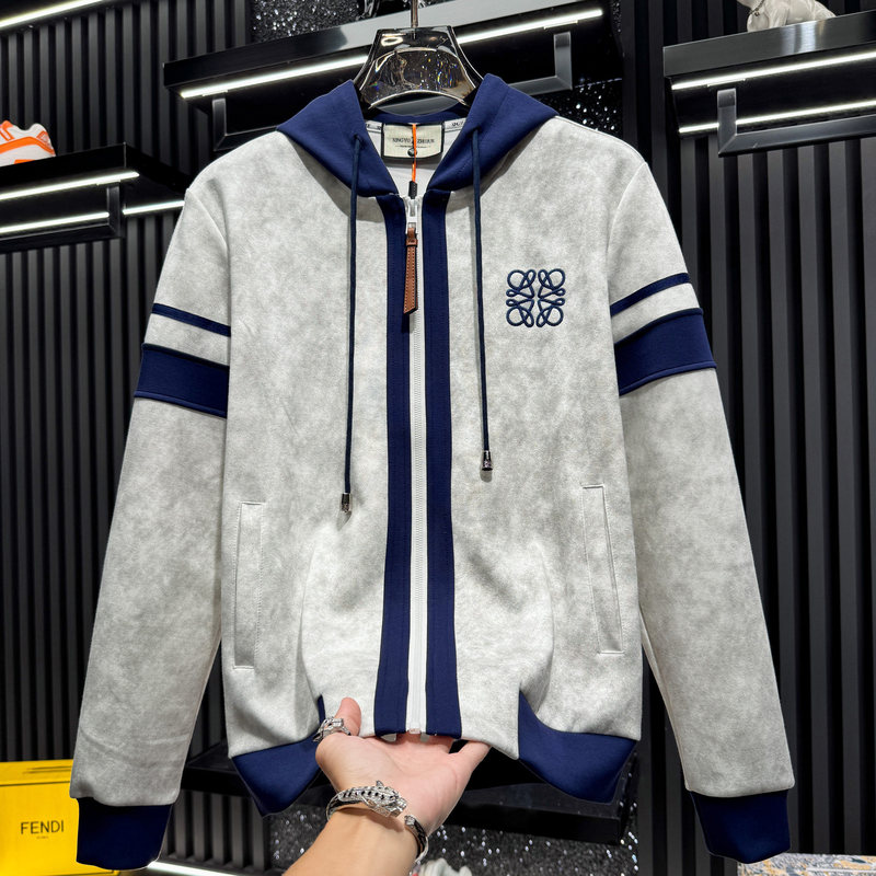 European Men's High-End Tie-Dye Hooded Cardigan Sweatshirt Jacket 2025 New Spring and Autumn Trendy Brand Light Luxury Long-Sleeve Hoodie