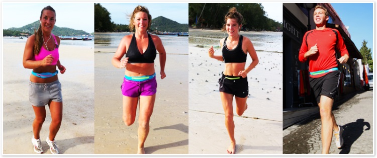 GoOut ba phiên bản bỏ túi chạy marathon đi xe đạp thể dục đi bộ đường dài không thấm nước điện thoại đàn hồi - Túi túi đeo bụng chạy bộ thể thao