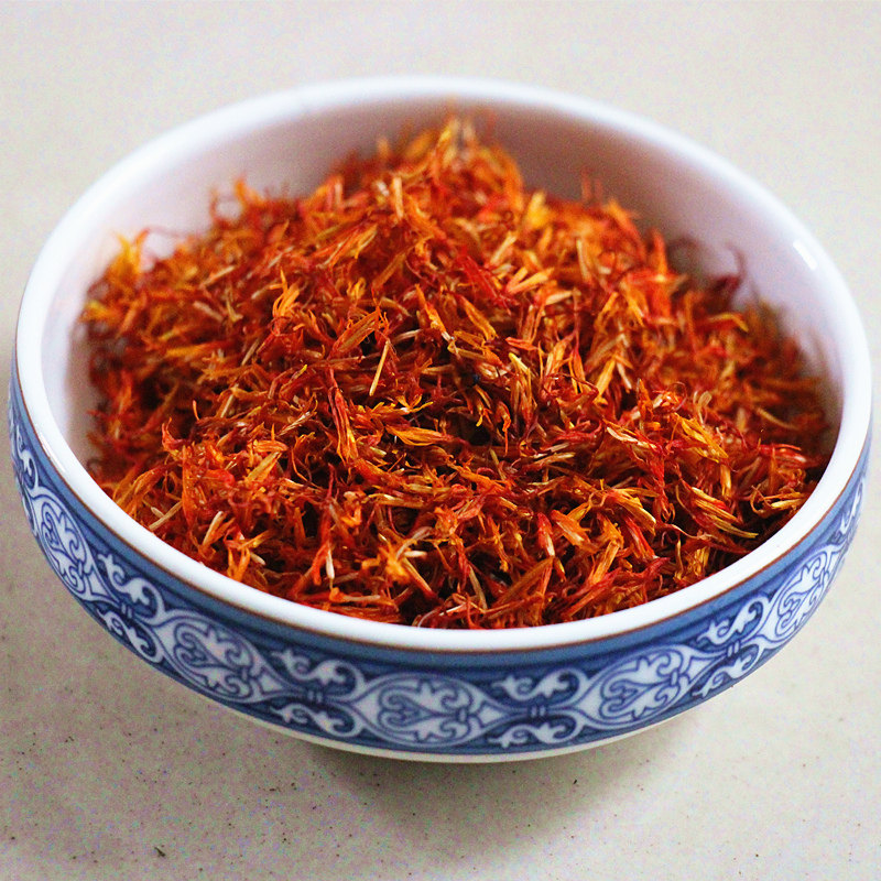 Yunnan specialies New grass red flower dried goods Chinese herbal medicine edible medicinal bulk 100g Bubble foot packets Non-500g Red Flowers