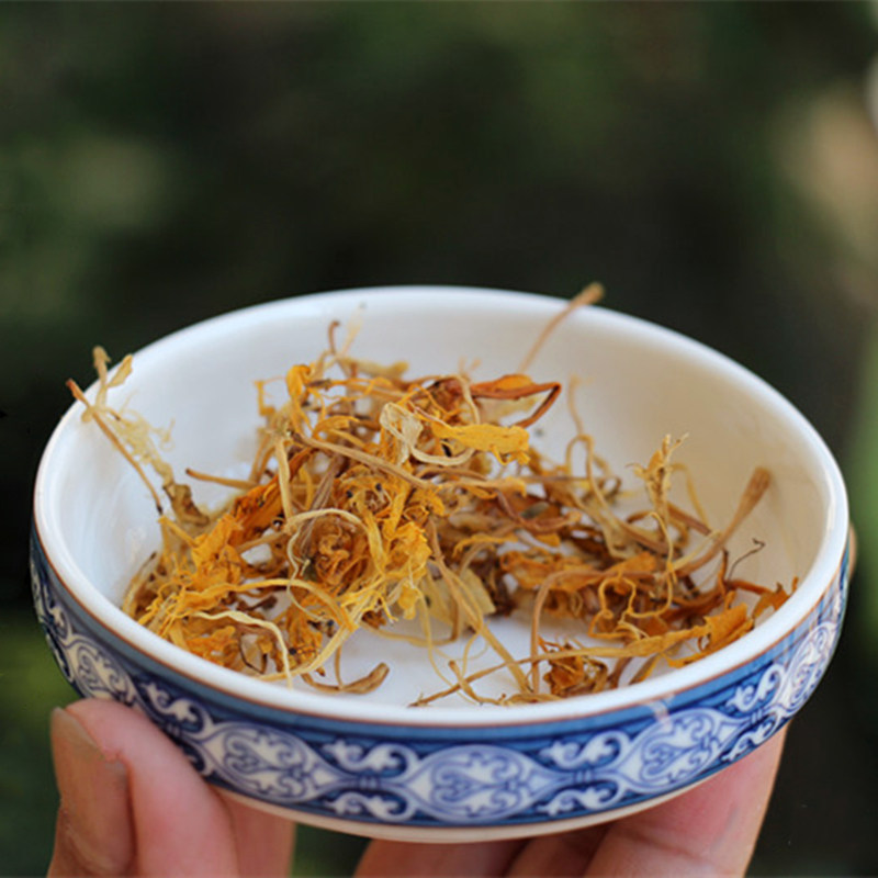 Large Processing Farmhouse Sunning Wild Honeysuckle Tea Ninja Chinese Herbal Medicine No Sulphur Bulk Composition Tea 75 gr Bath