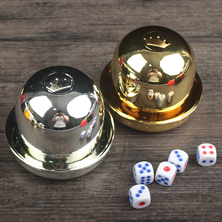 Sieve cup creative personality sieve dice cup high-grade KTV mother color cup dice plug cup dice cup set